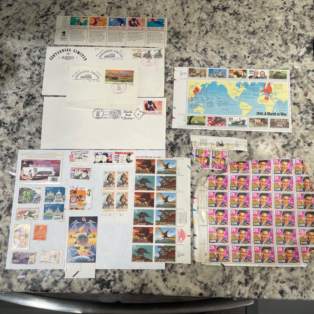 Lot of vintage stamps